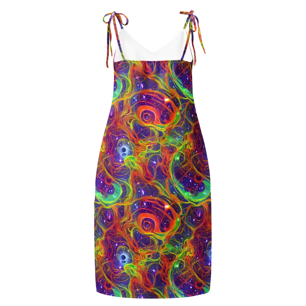 Plasma Dreams on Slip Dress — Back