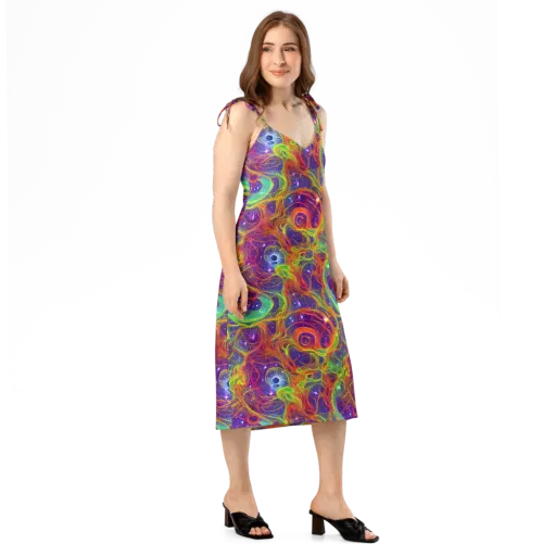 Plasma Dreams on a Slip Dress