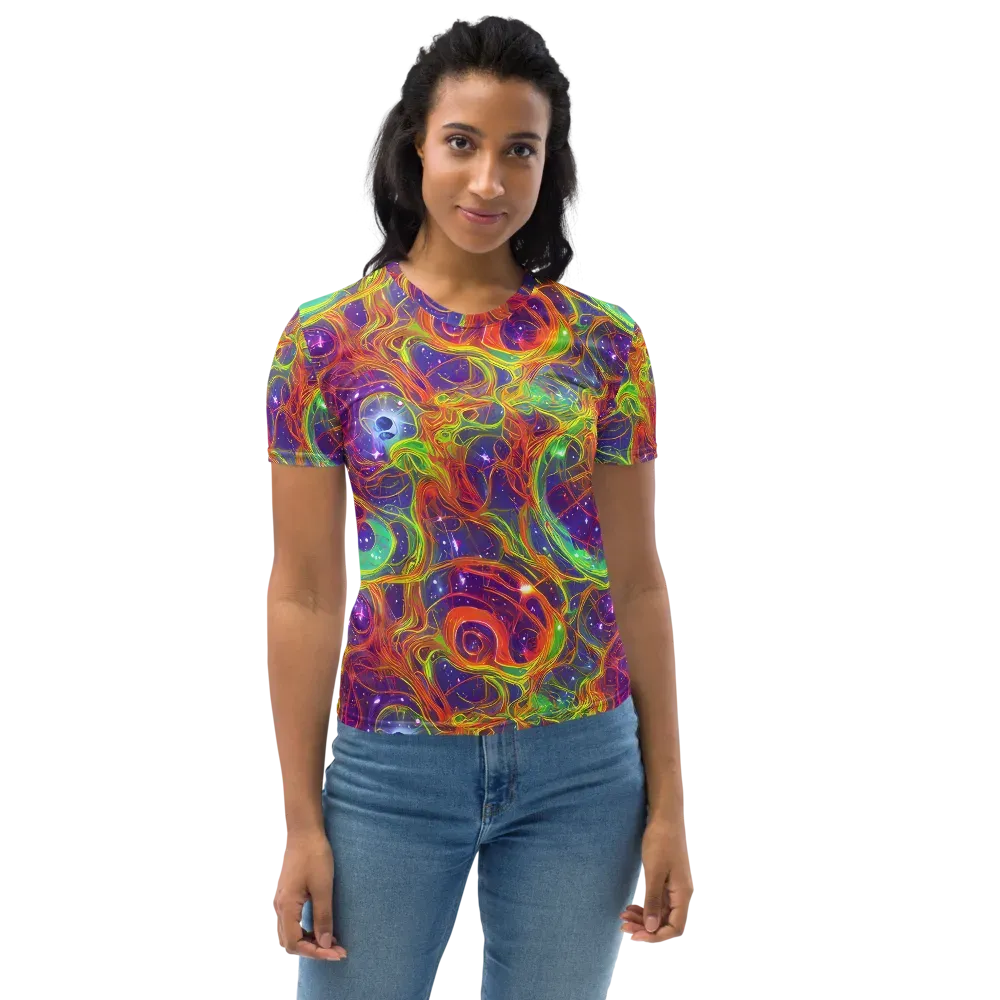Plasma Dreams on Women's Crew Neck T-Shirt — Front