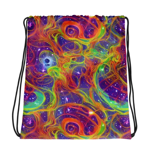 Plasma Dreams on a Drawstring Bag