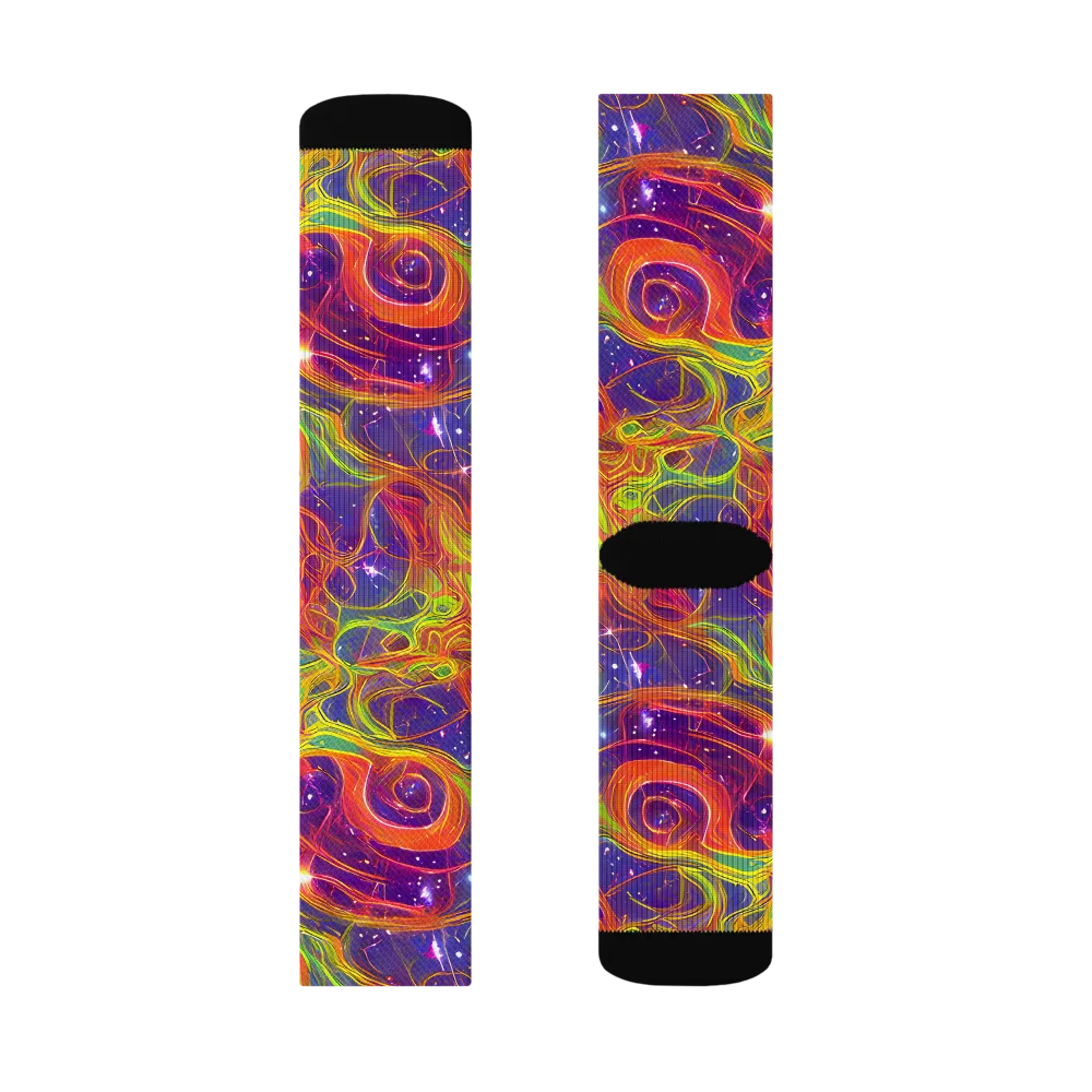 Plasma Dreams on Socks — Left Sock
