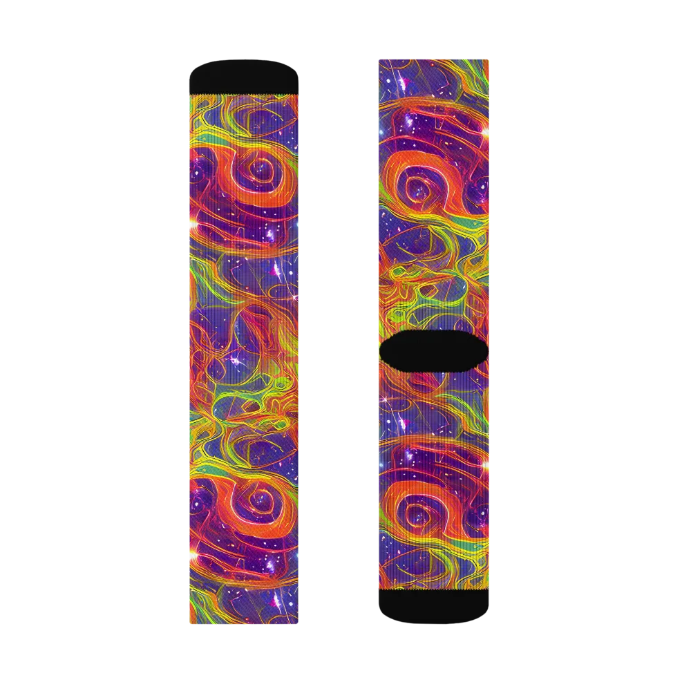 Plasma Dreams on Socks — Right Sock