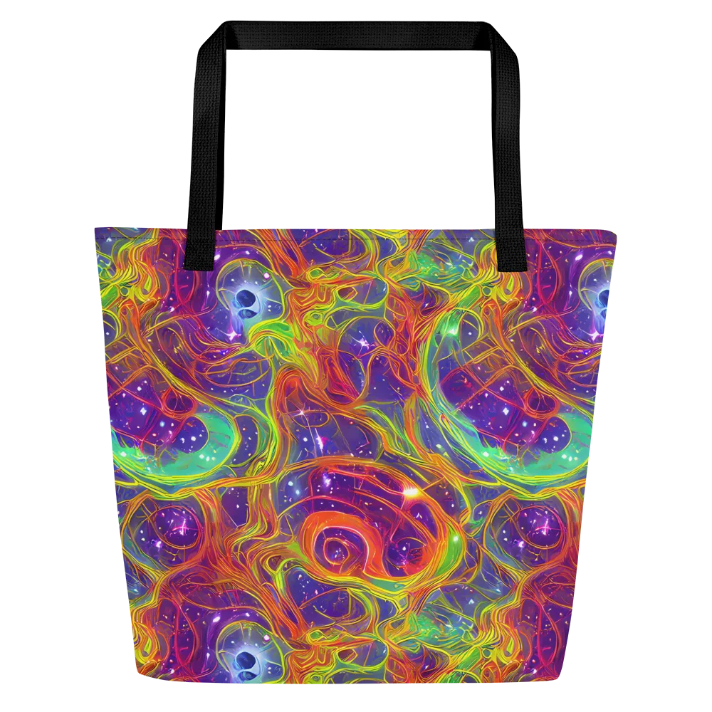 Plasma Dreams on Large Tote Bag W/ Pocket — Front