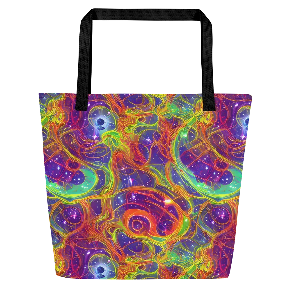Plasma Dreams on Large Tote Bag W/ Pocket — Front