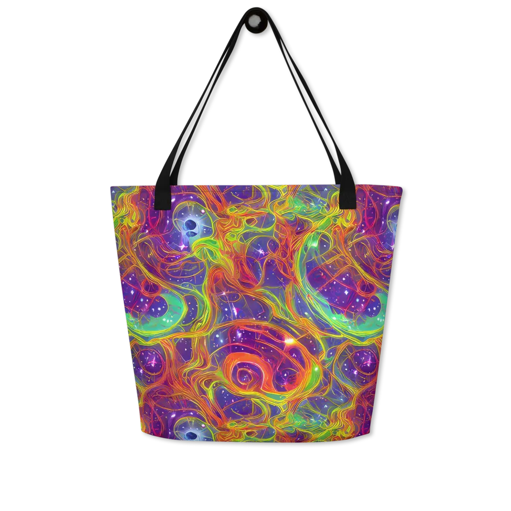 Plasma Dreams on Large Tote Bag W/ Pocket — Front