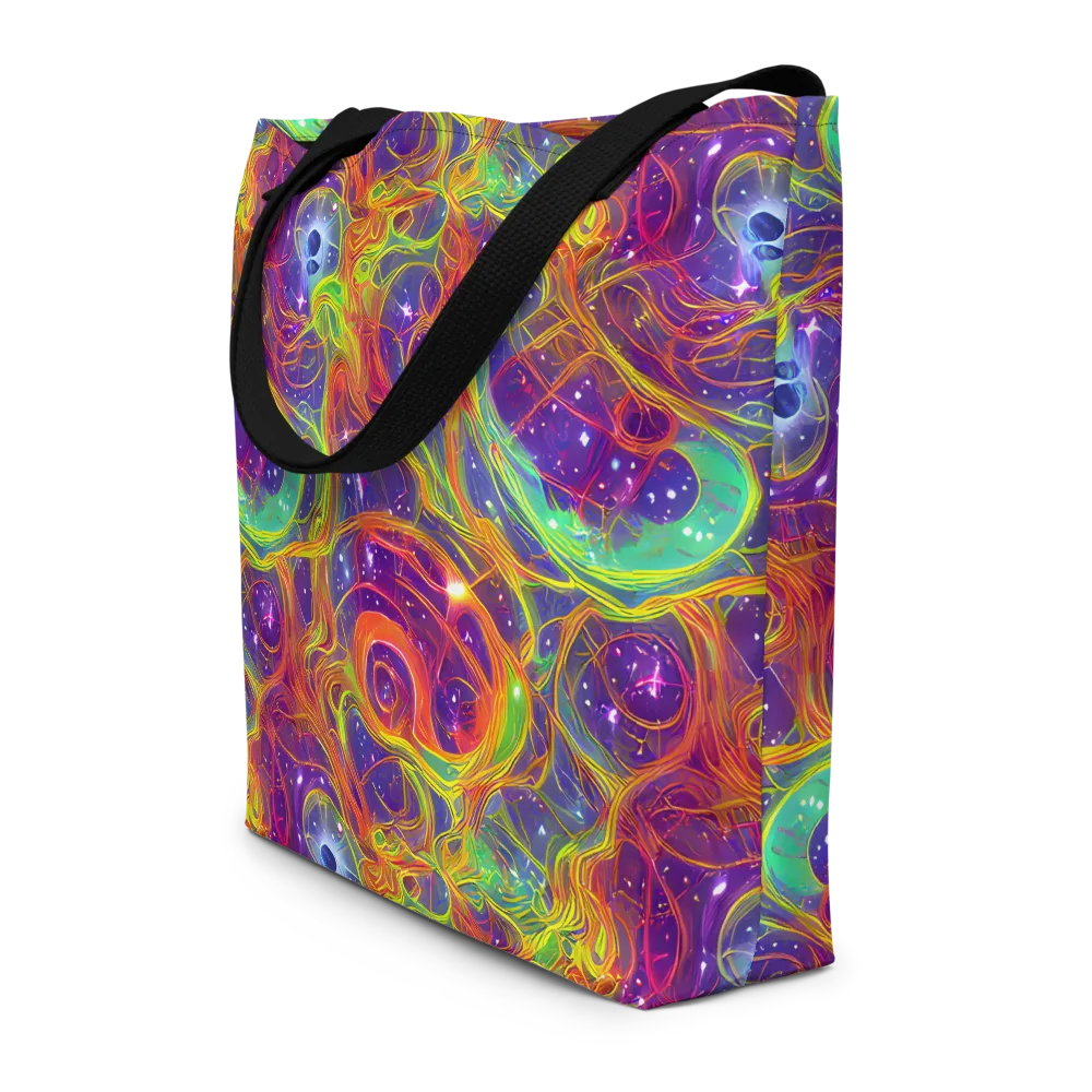 Plasma Dreams on Large Tote Bag W/ Pocket — Front
