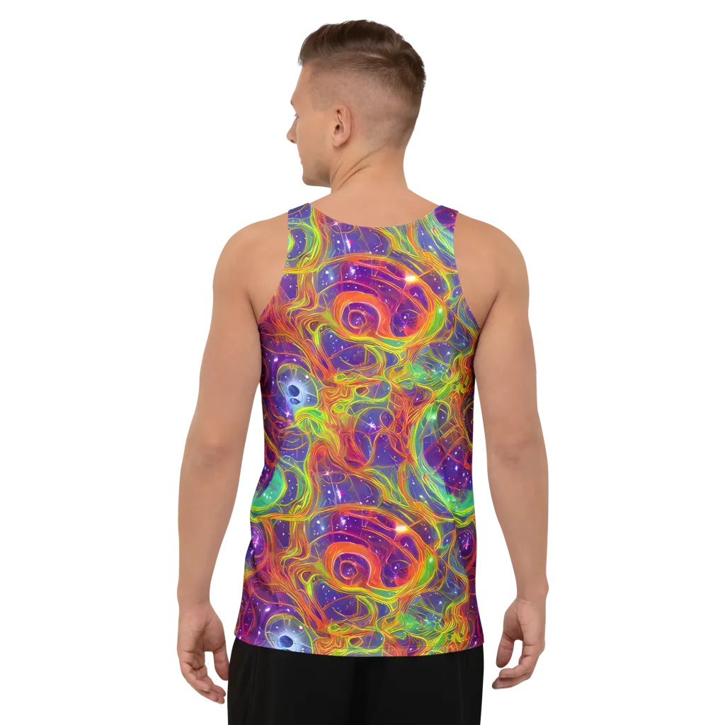 Plasma Dreams on Men's Tank Top — Back