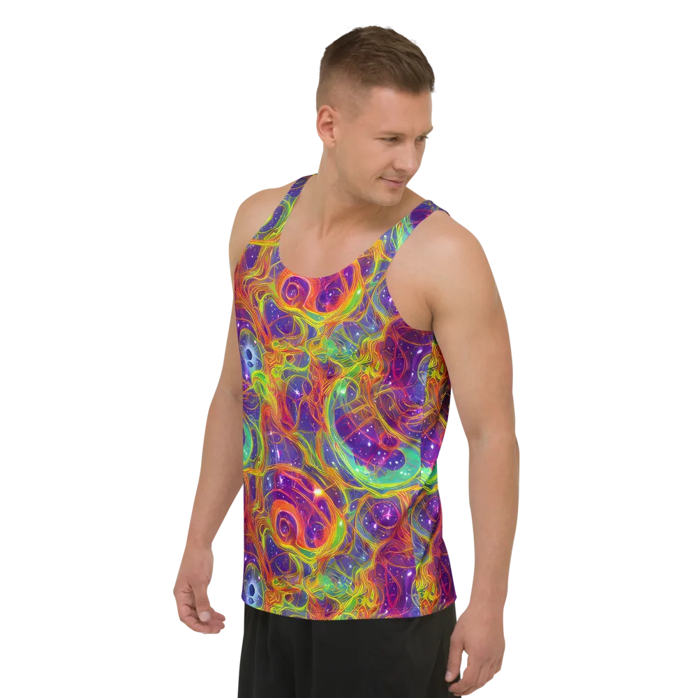 Plasma Dreams on Men's Tank Top — Left Front