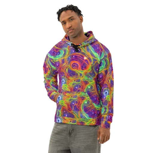 Plasma Dreams on a Cotton Hoodie