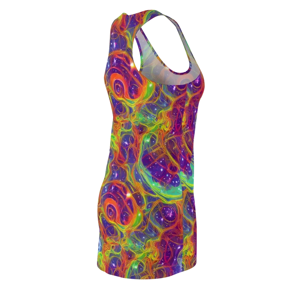 Plasma Dreams on Racerback Dress — Back Side