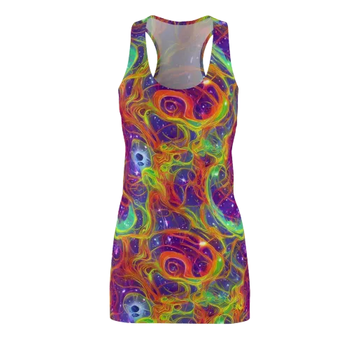 Plasma Dreams on a Racerback Dress