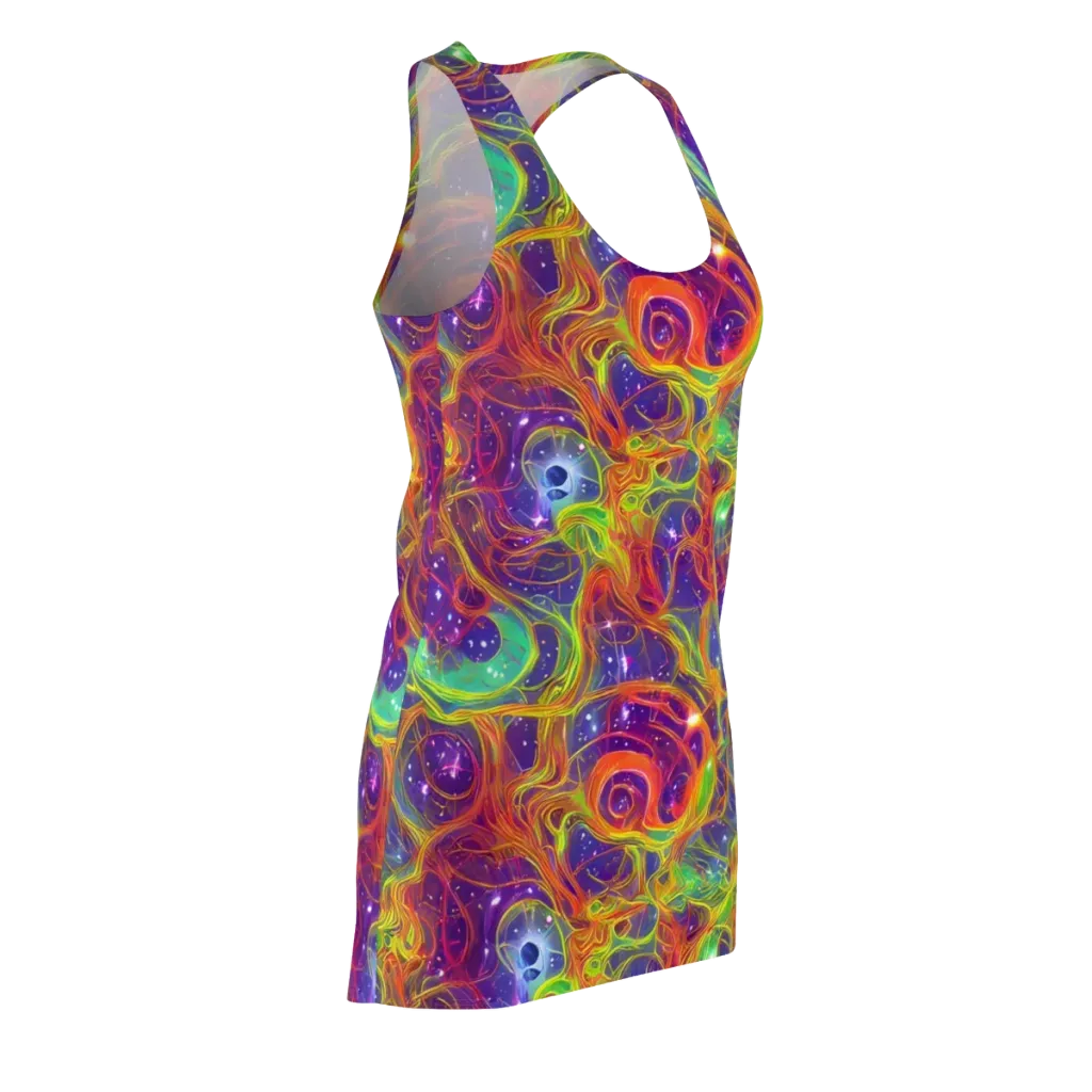 Plasma Dreams on Racerback Dress — Front Side