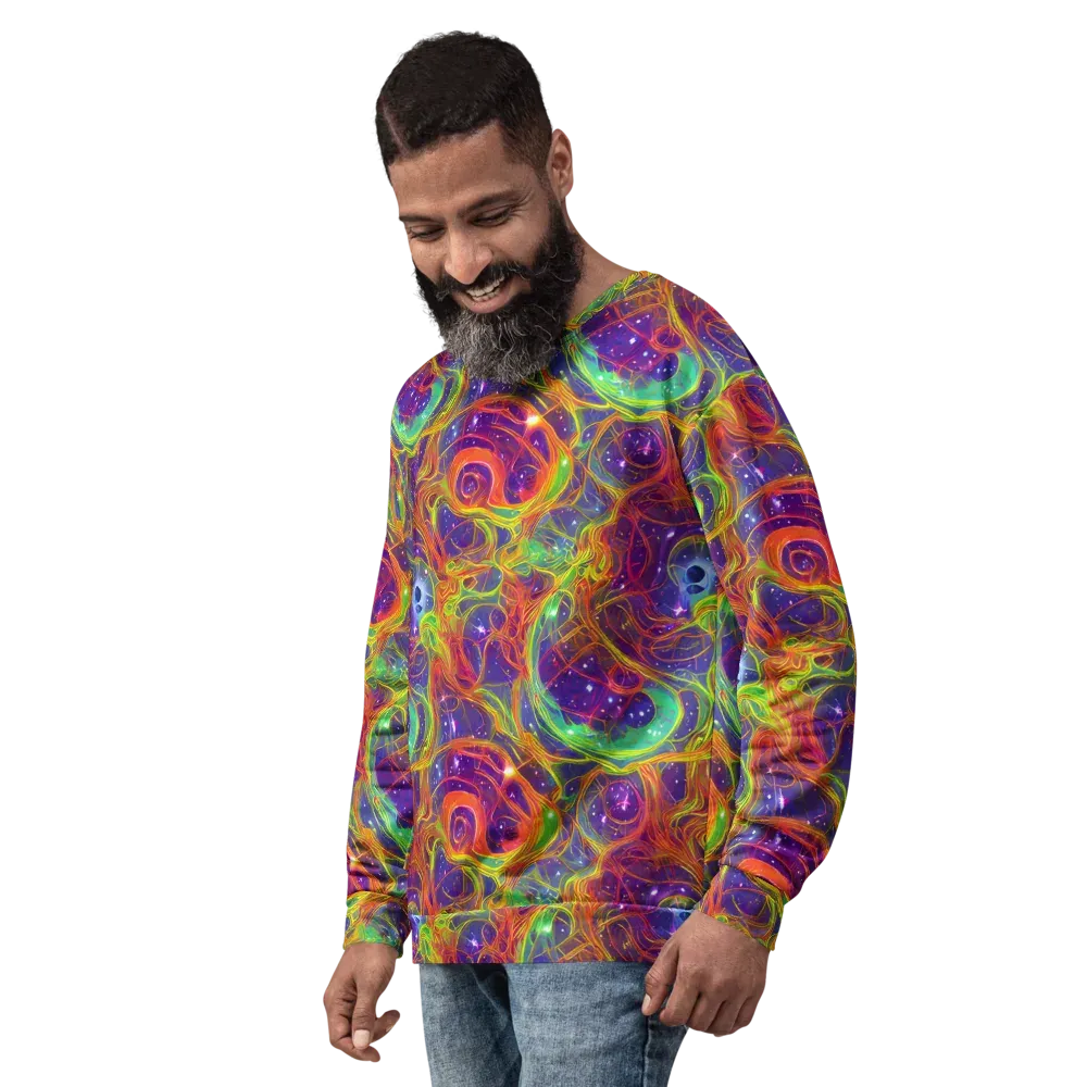 Plasma Dreams on Sweatshirt — Left Front
