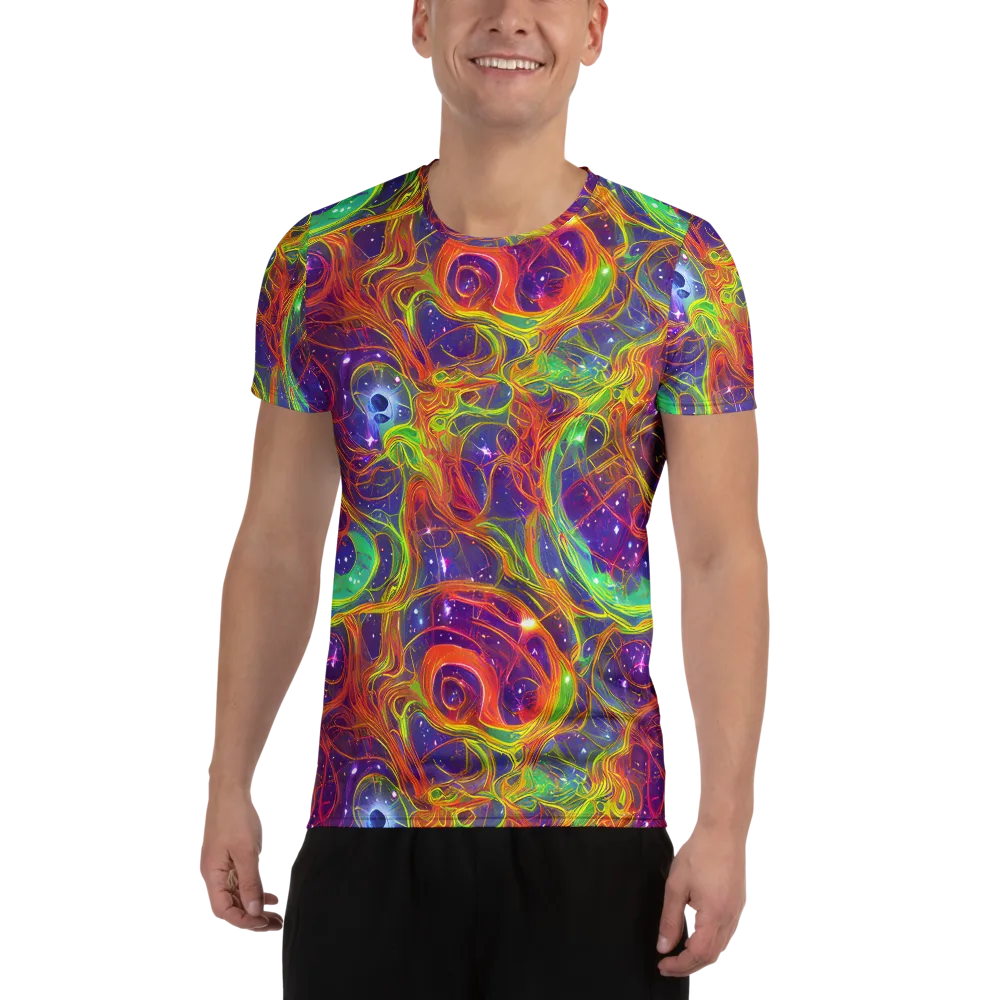 Plasma Dreams on Men's Athletic T-Shirt — Front