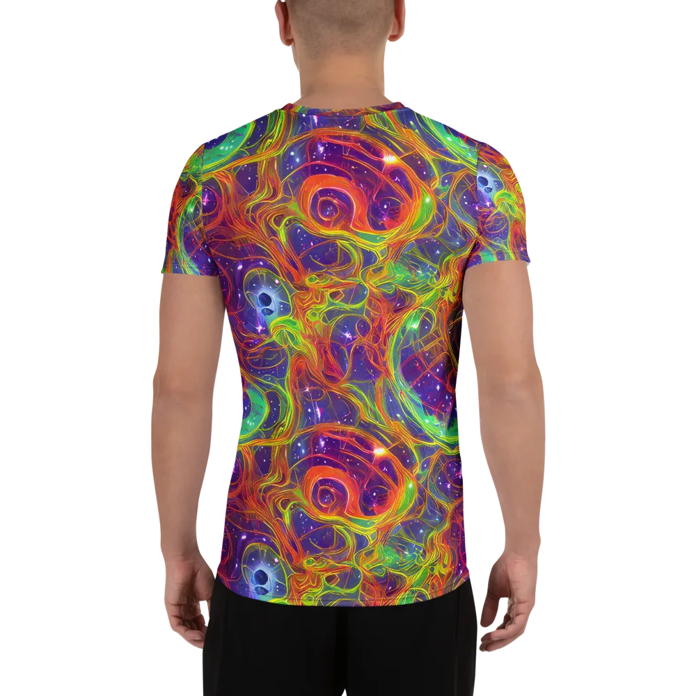 Plasma Dreams on Men's Athletic T-Shirt — Back