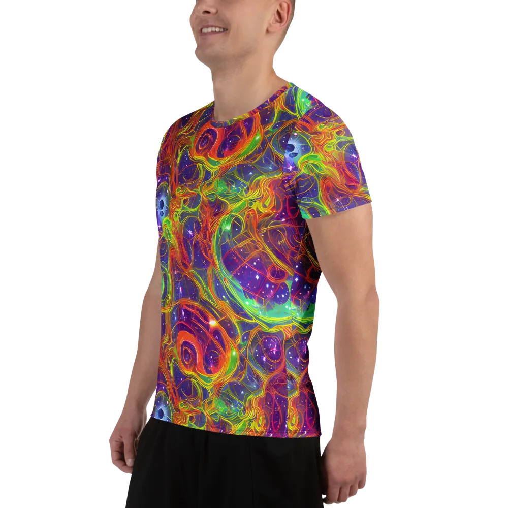 Plasma Dreams on Men's Athletic T-Shirt — Left