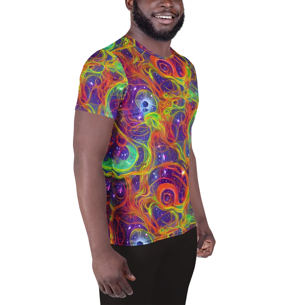 Plasma Dreams on Men's Athletic T-Shirt — Right