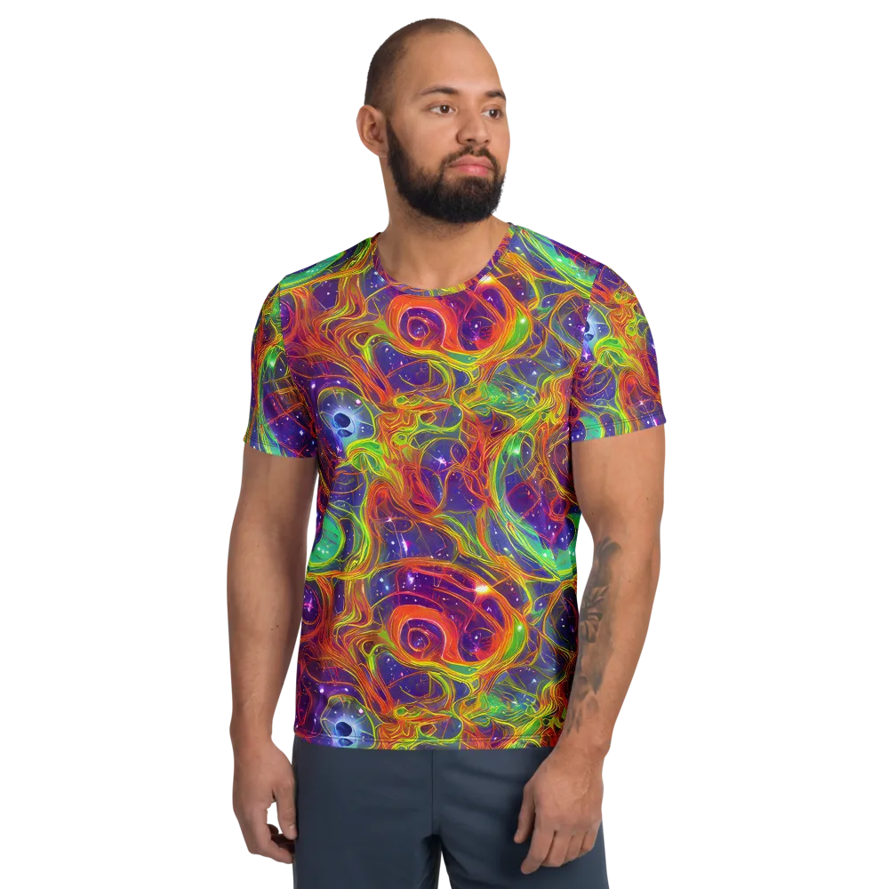Plasma Dreams on Men's Athletic T-Shirt — Front