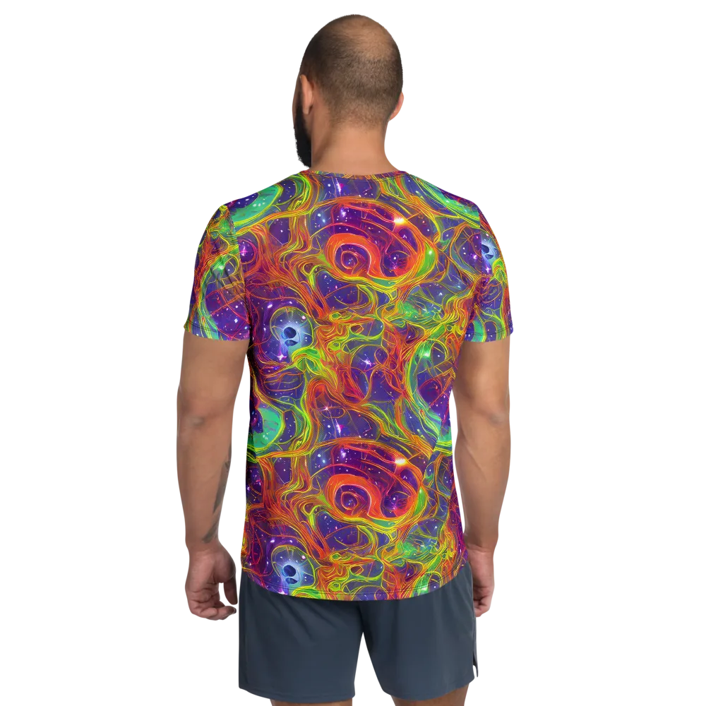 Plasma Dreams on Men's Athletic T-Shirt — Back