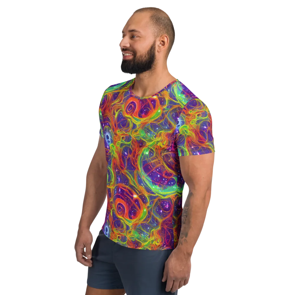 Plasma Dreams on Men's Athletic T-Shirt — Left