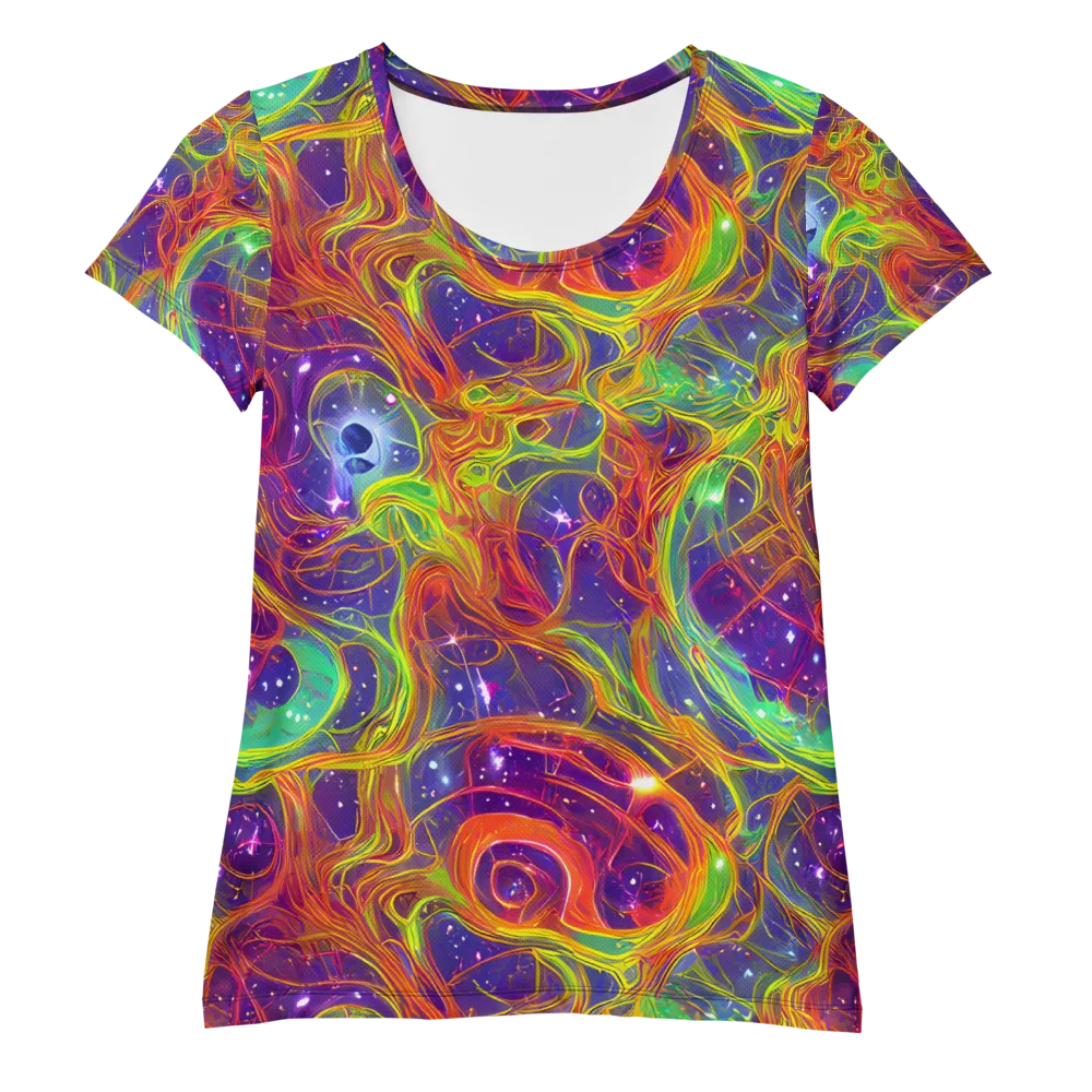Plasma Dreams on Women's Athletic T-Shirt — Front