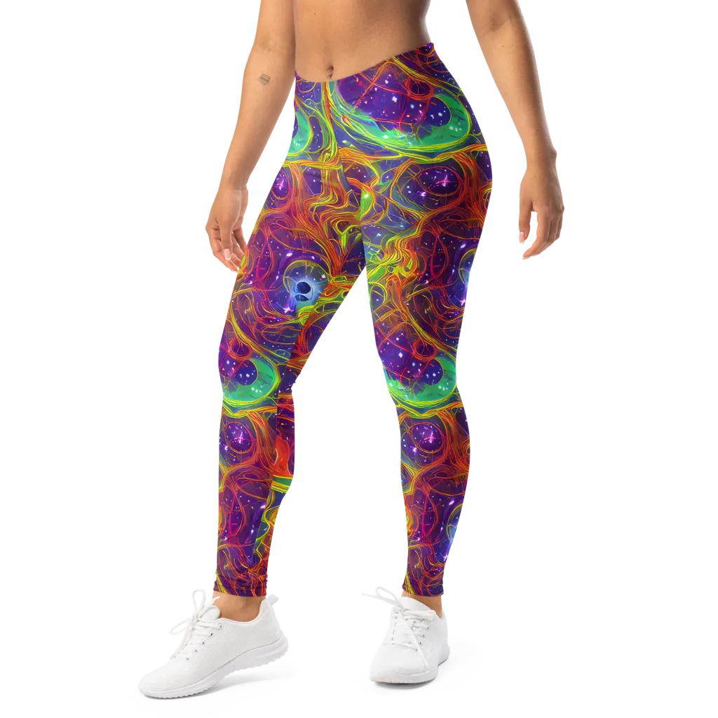 Plasma Dreams on Leggings — Left Front