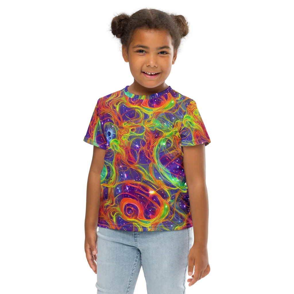 Plasma Dreams on Kids Crew Neck T-Shirt — Front