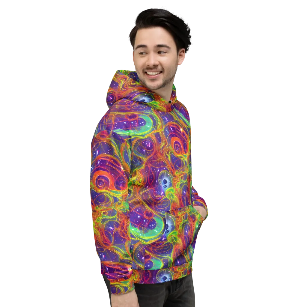 Plasma Dreams on Hoodie — Right