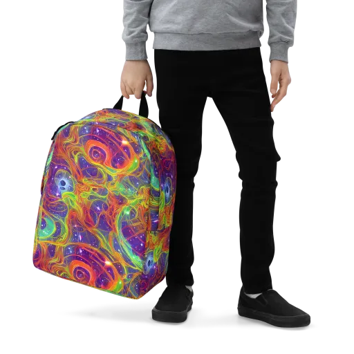 Plasma Dreams on a Minimalist Backpack