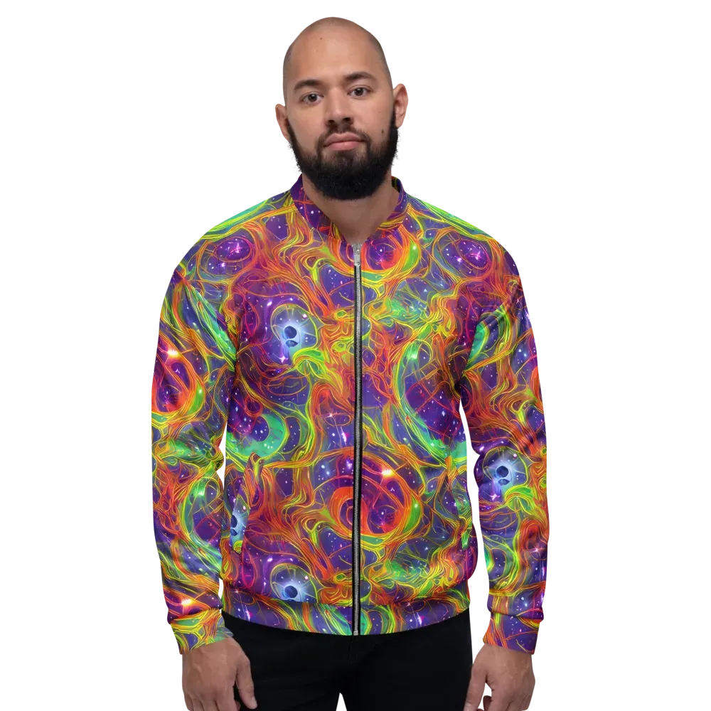 Plasma Dreams on Bomber Jacket — Front
