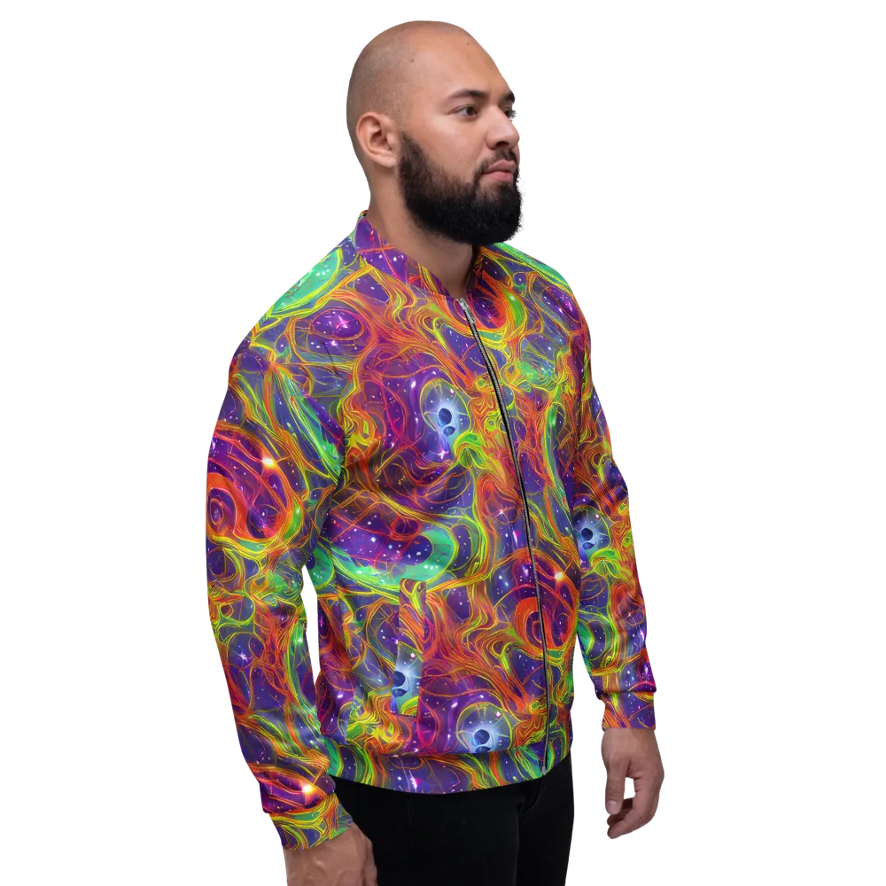 Plasma Dreams on Bomber Jacket — Right