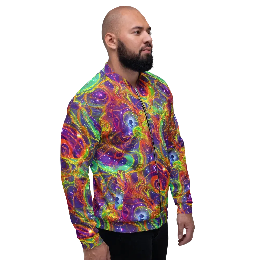 Plasma Dreams on Bomber Jacket — Right