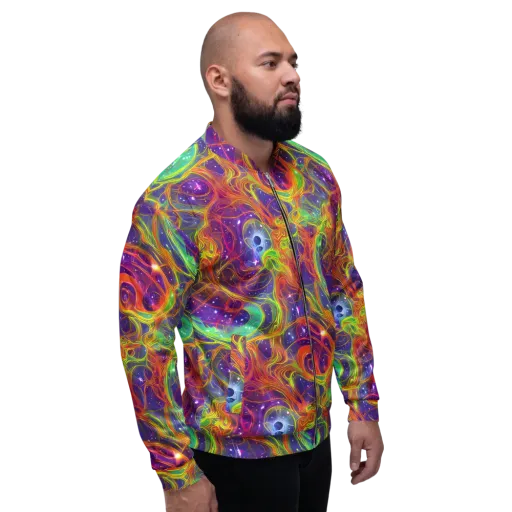 Plasma Dreams on a Bomber Jacket