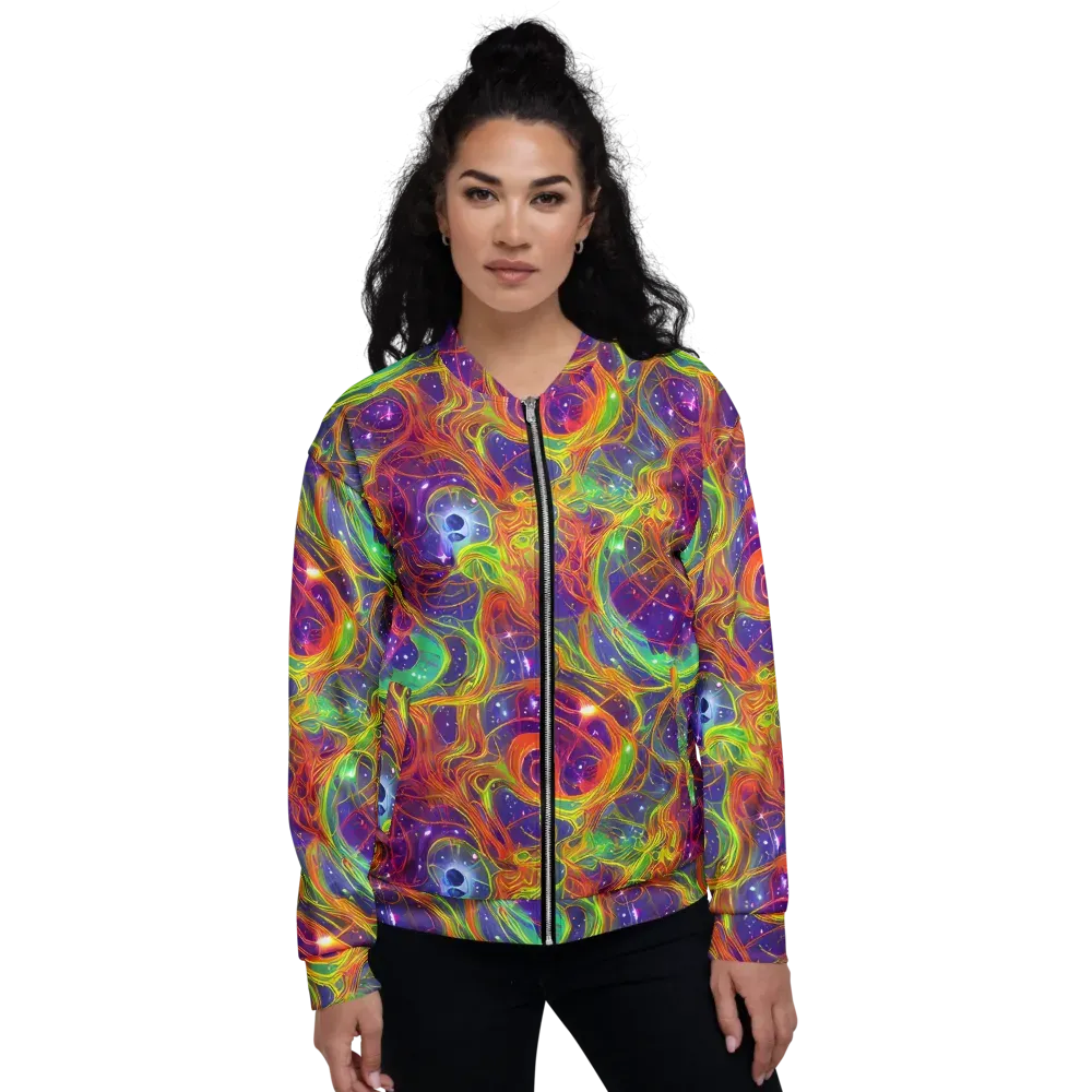 Plasma Dreams on Bomber Jacket — Front
