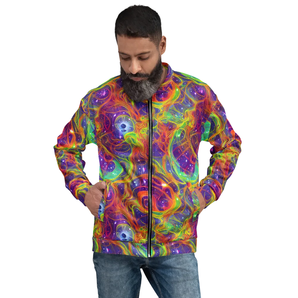 Plasma Dreams on Bomber Jacket — Front