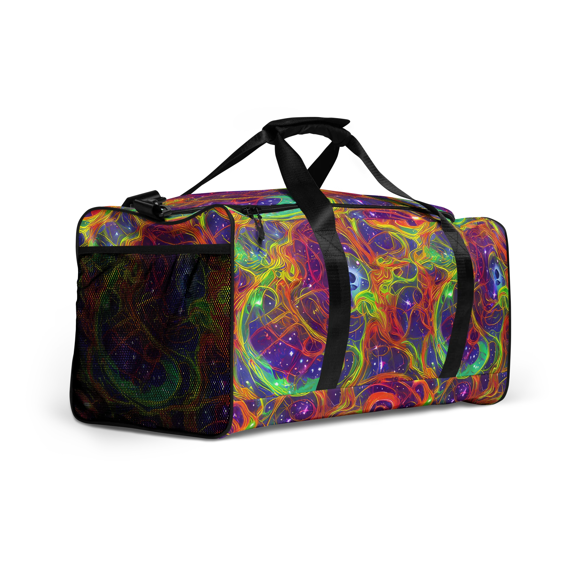 Plasma Dreams on Duffle Bag — Right Front