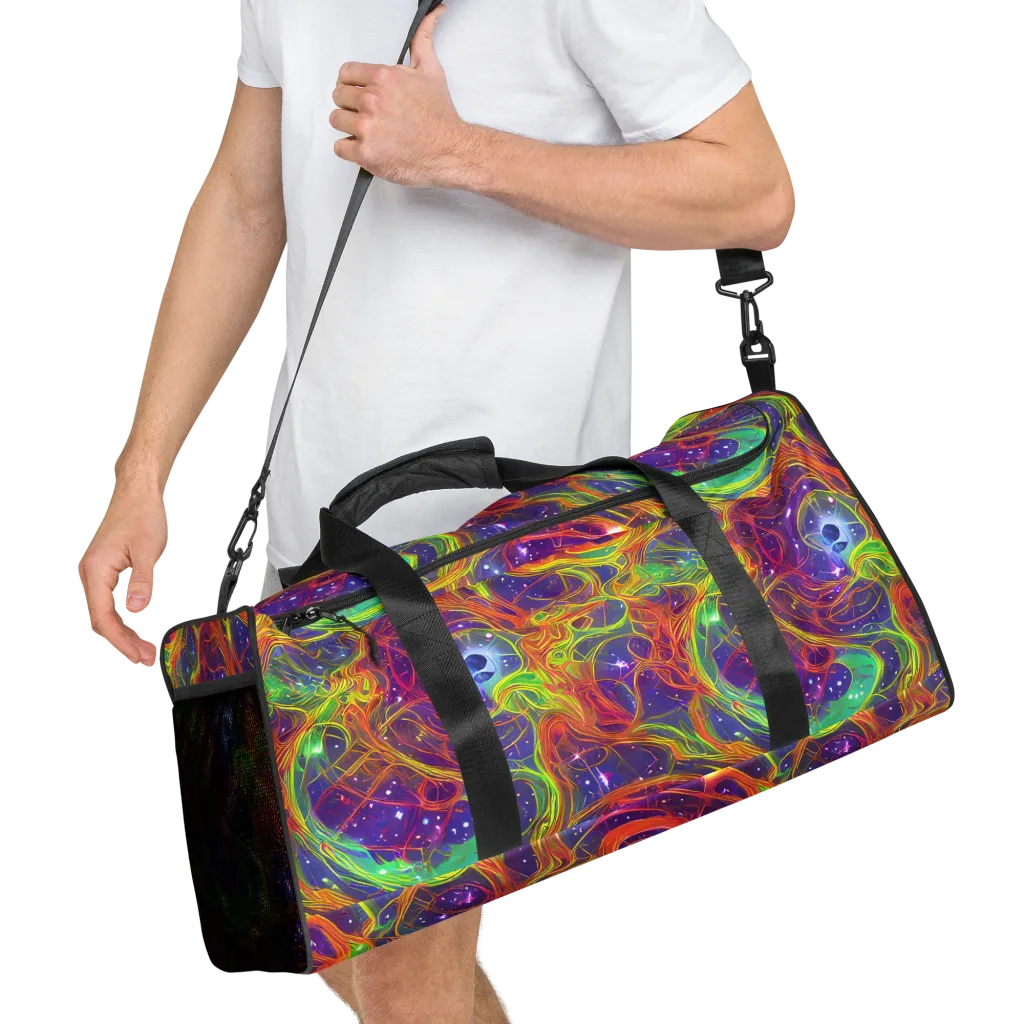Plasma Dreams on Duffle Bag — Right Front
