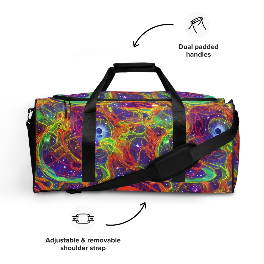 Plasma Dreams on Duffle Bag — Front