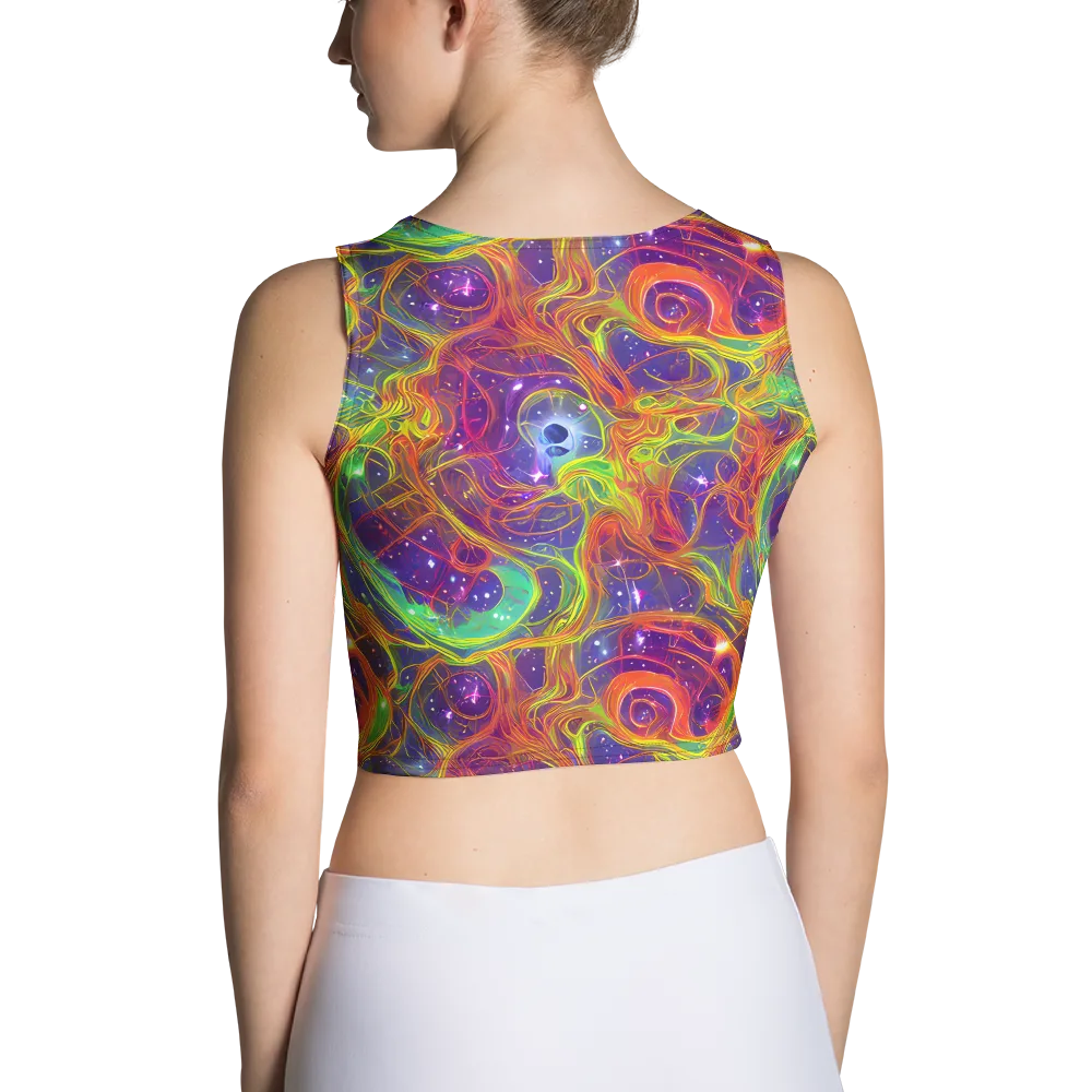 Plasma Dreams on Crop Top — Back
