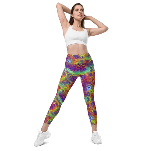 Plasma Dreams on a Leggings with Pockets