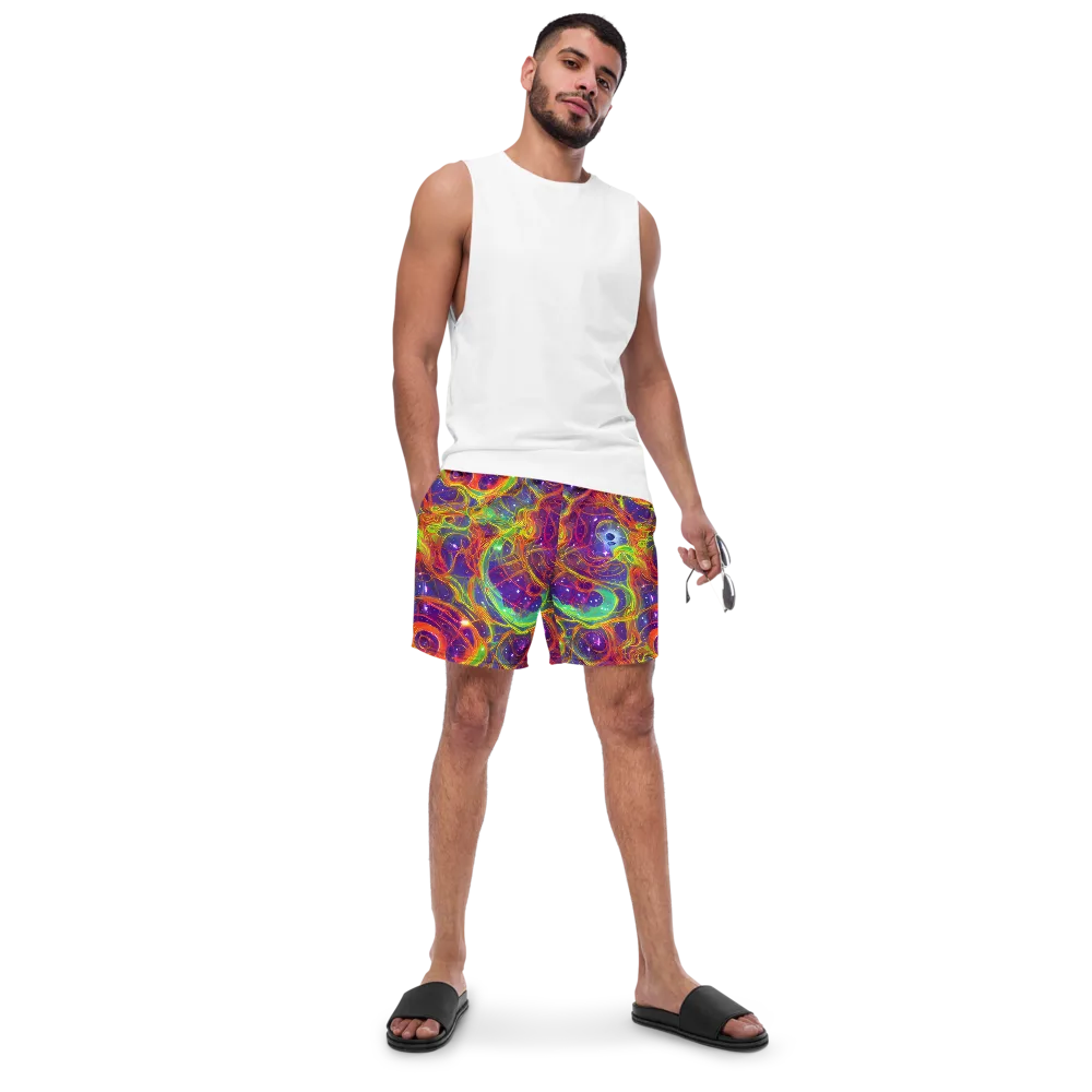 Plasma Dreams on Swim Trunks — Front
