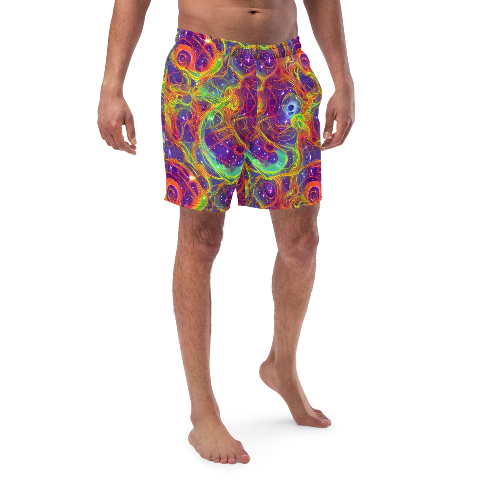 Plasma Dreams on Swim Trunks — Front