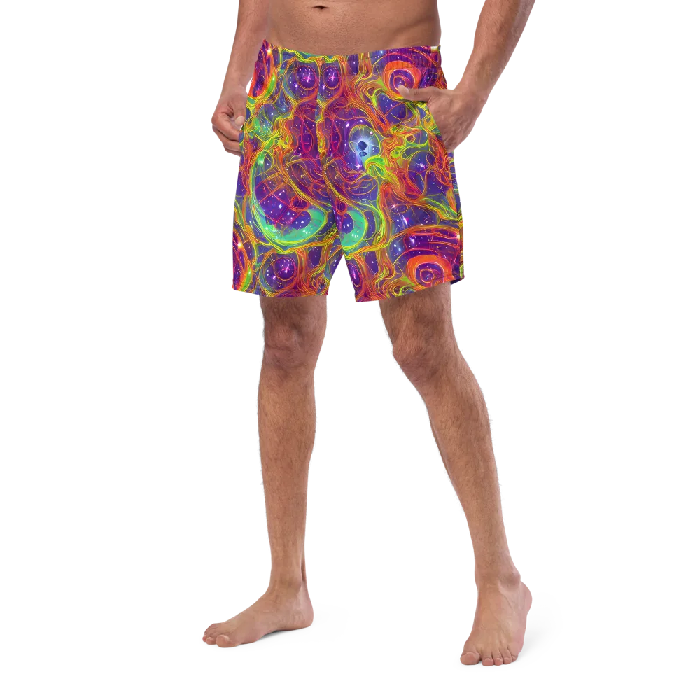 Plasma Dreams on Swim Trunks — Left Front