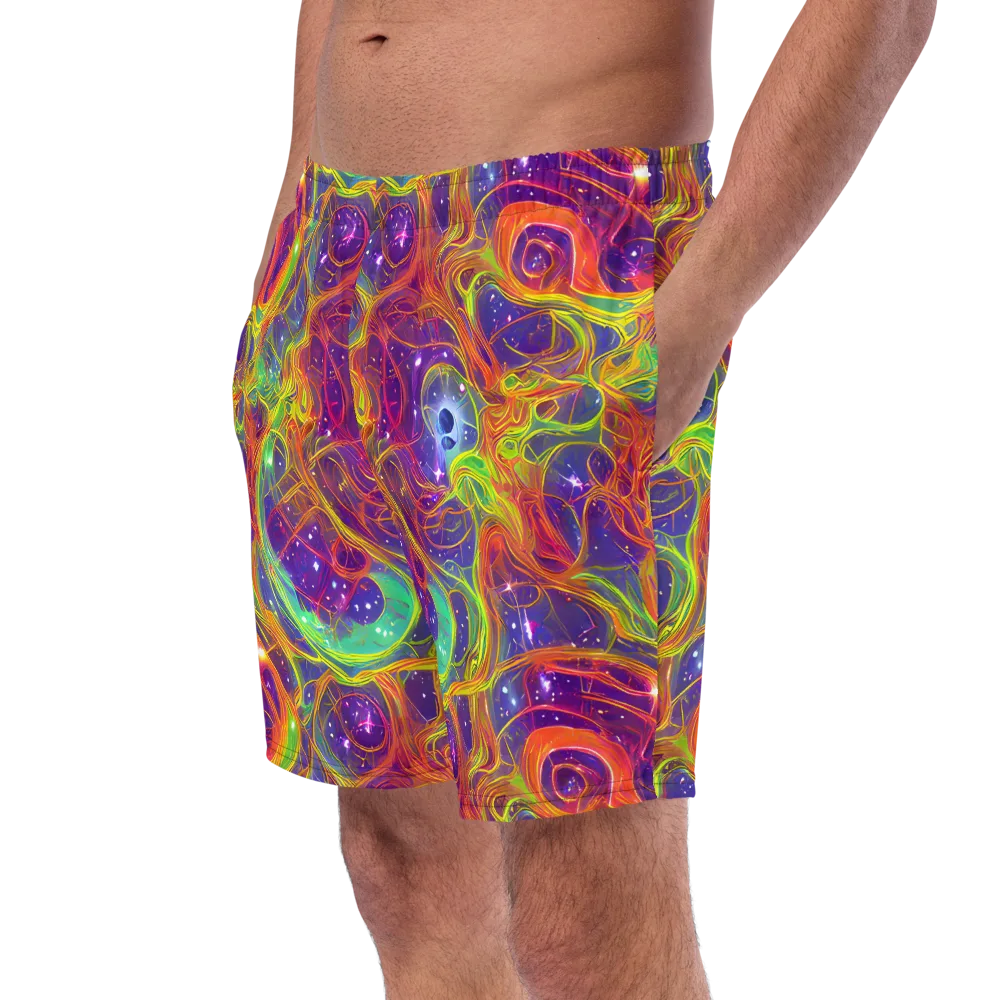Plasma Dreams on Swim Trunks — Left Front