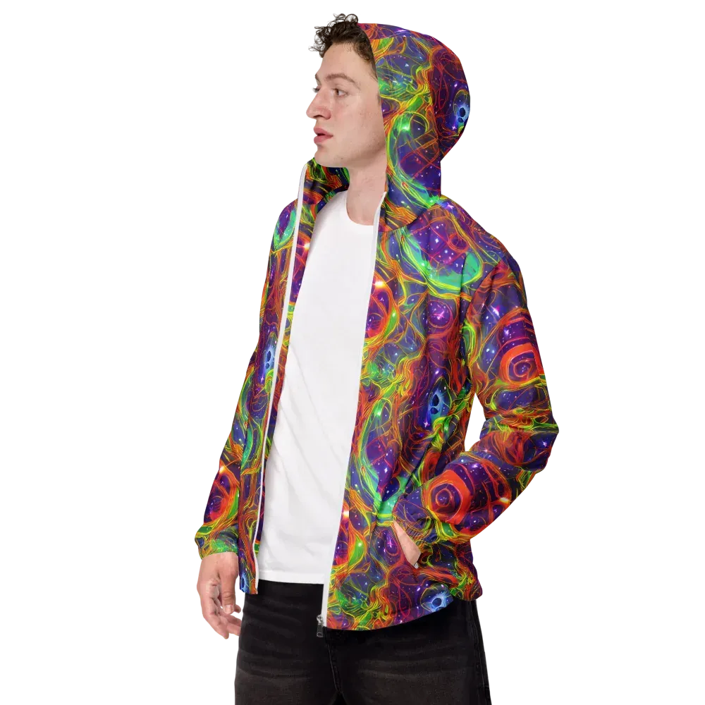 Plasma Dreams on Men's Windbreaker — Left Front