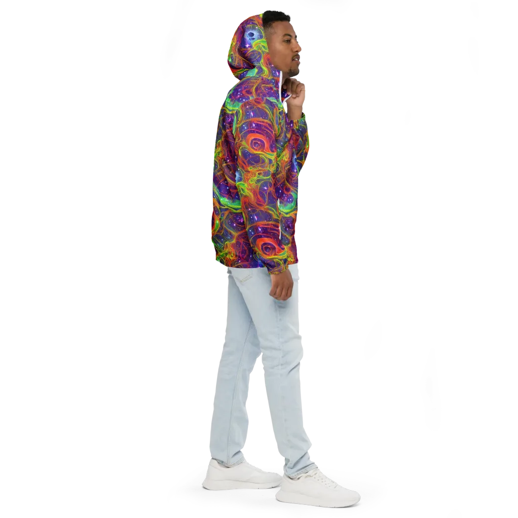 Plasma Dreams on Men's Windbreaker — Right