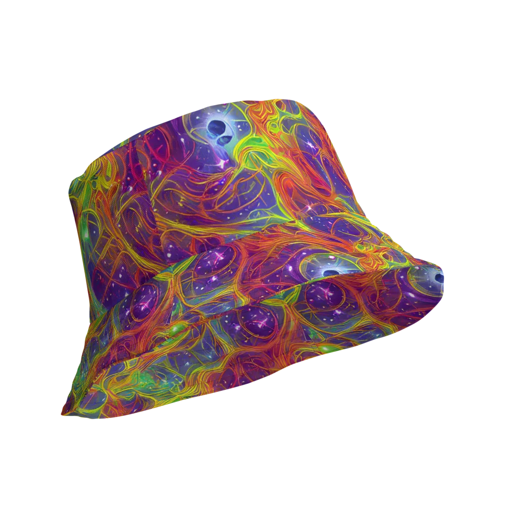 Plasma Dreams on Reversible Bucket Hat — Product details Outside