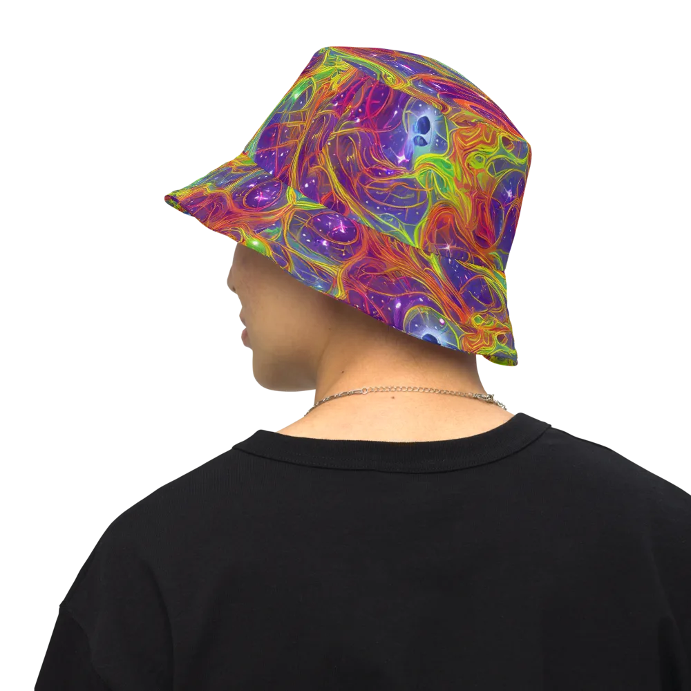 Plasma Dreams on Reversible Bucket Hat — Back Inside