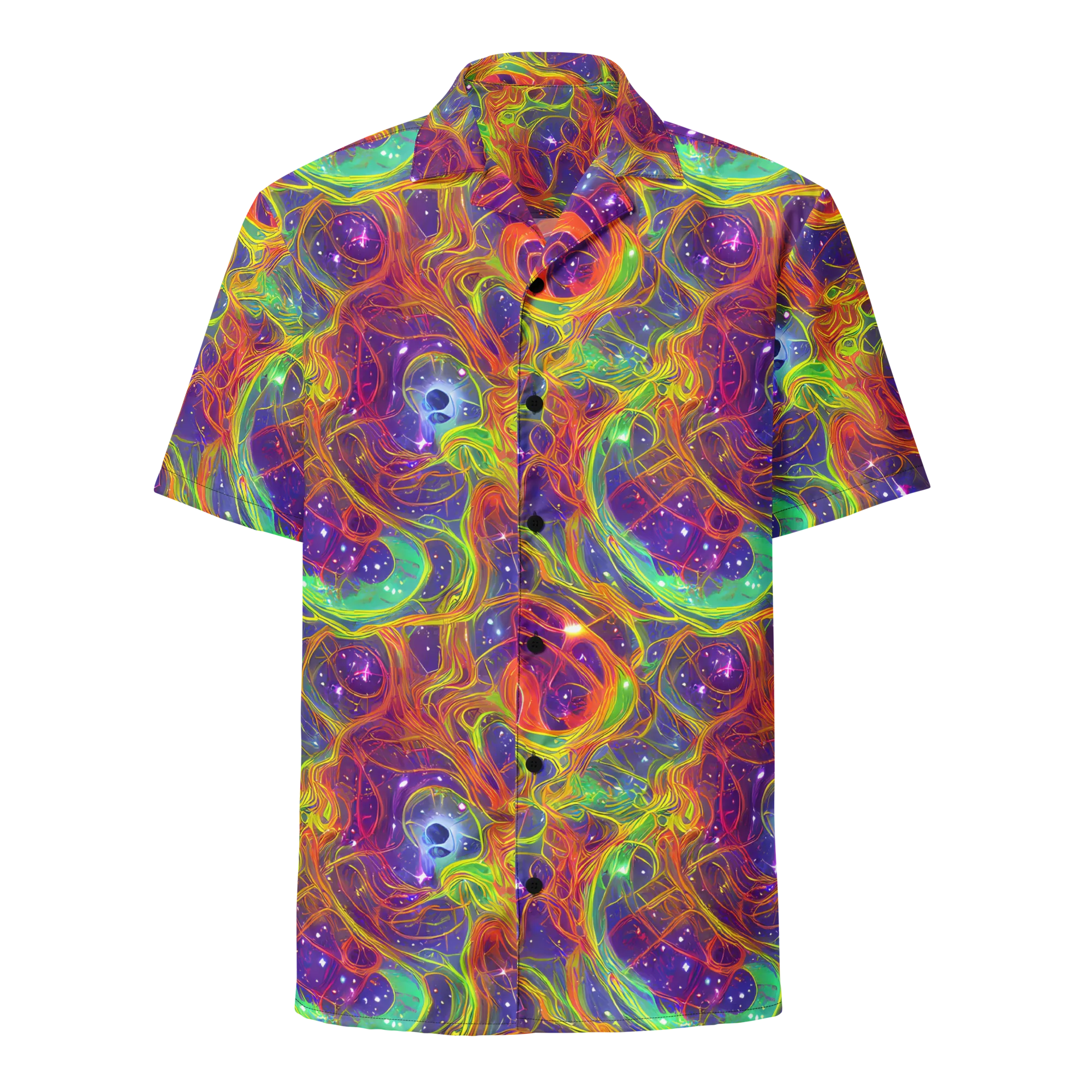 Plasma Dreams on Button Shirt — Front