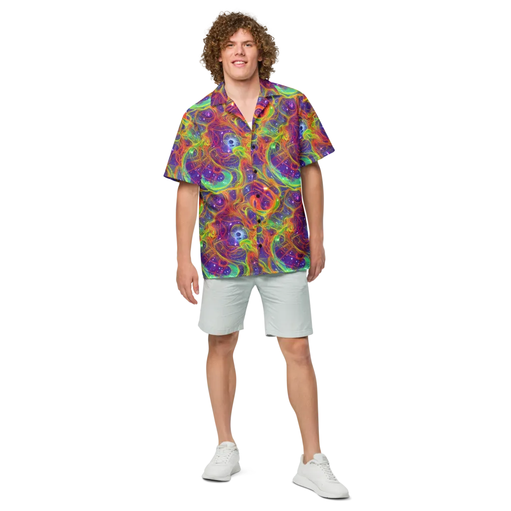 Plasma Dreams on Button Shirt — Front